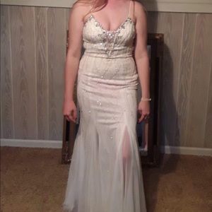 Pretty White Prom Dress